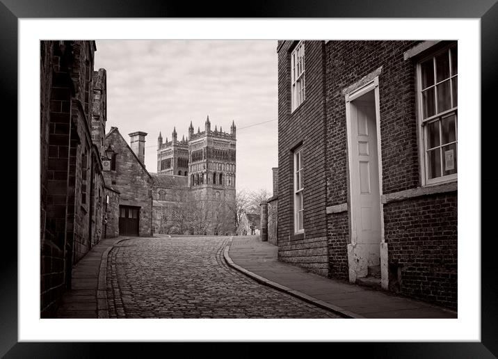 Majestic Durham Cathedral Framed Mounted Print by Rob Cole