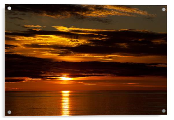 Sunset Acrylic by Thomas Schaeffer
