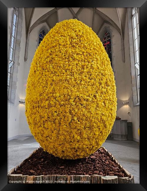 World's biggest Easter egg Framed Print by Martin Baroch