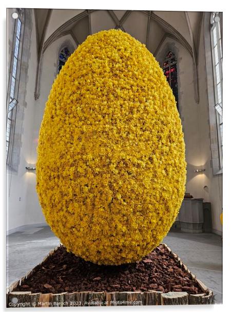 World's biggest Easter egg Acrylic by Martin Baroch