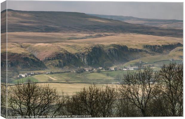 Spring Brightness on Holwick, Teesdale  Canvas Print by Richard Laidler