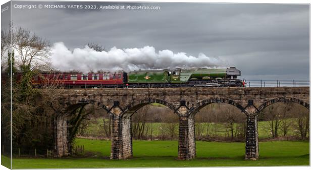 The Flying Scotsman Canvas Print by MICHAEL YATES
