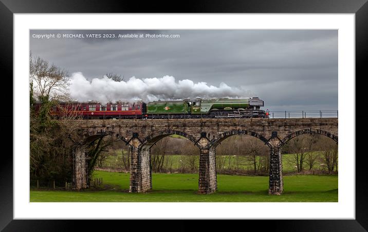The Flying Scotsman Framed Mounted Print by MICHAEL YATES