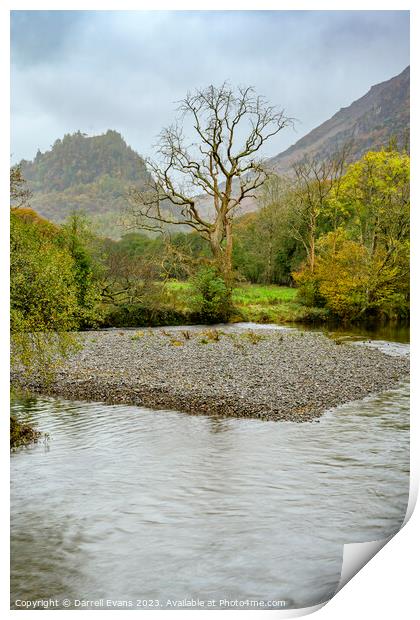 River at Grange Print by Darrell Evans