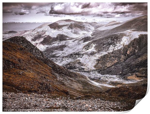 Snowdonia Print by Ian Donaldson