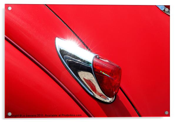 the red jag Acrylic by Jo Beerens