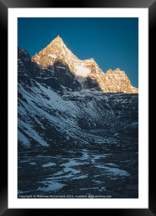 Outdoor mountain Framed Mounted Print by Matthew McCormack