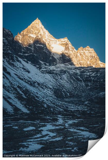 Outdoor mountain Print by Matthew McCormack