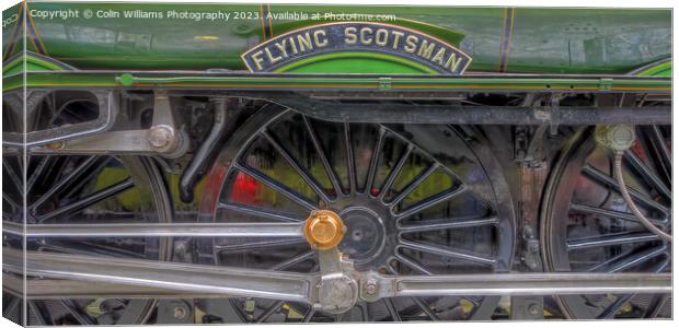 The Return Of The Flying Scotsman 3 Canvas Print by Colin Williams Photography