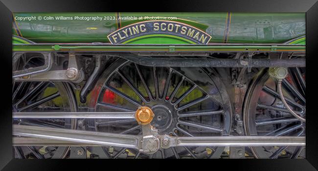 The Return Of The Flying Scotsman 3 Framed Print by Colin Williams Photography