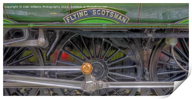 The Return Of The Flying Scotsman 3 Print by Colin Williams Photography