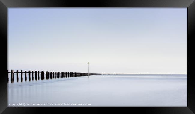 World War II Naval Defence Barrier Framed Print by Ian Saunders