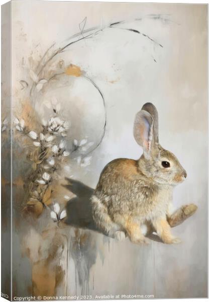 Lucky Rabbit Foot Canvas Print by Donna Kennedy