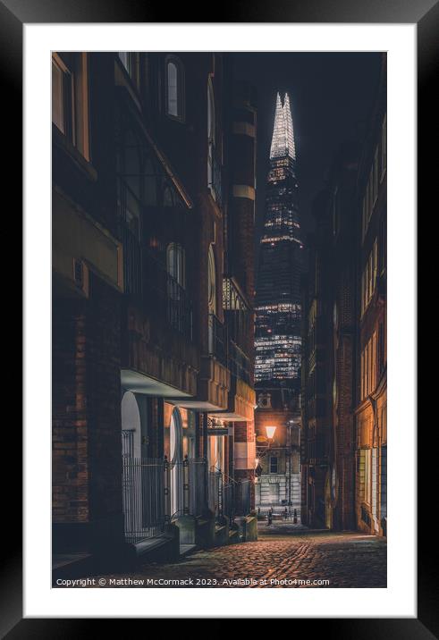 The Shard  Framed Mounted Print by Matthew McCormack