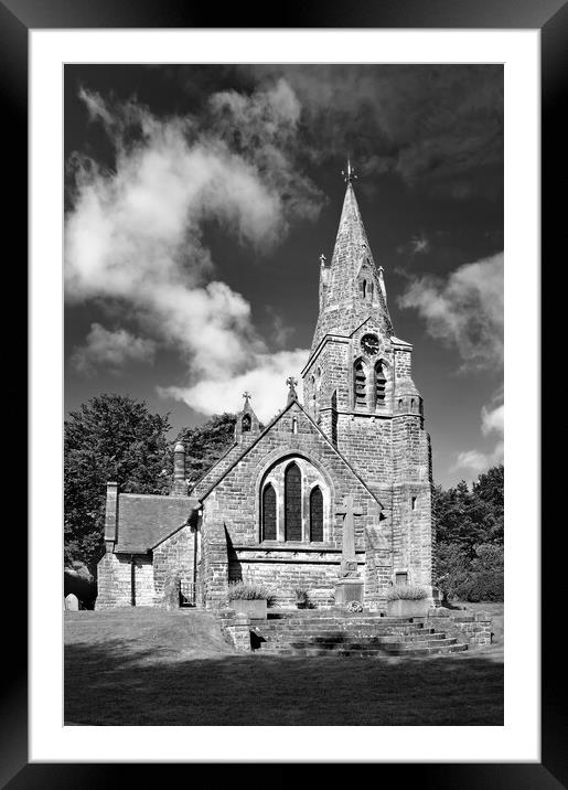 Church of the Holy & Undivided Trinity, Edale Framed Mounted Print by Darren Galpin