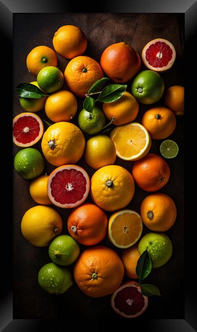 Citrus Fruits Framed Print by Bahadir Yeniceri