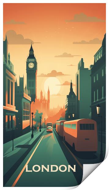 London Poster Print by Bahadir Yeniceri