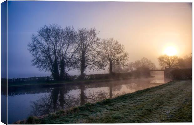 Serene Morning Mist Canvas Print by Helkoryo Photography