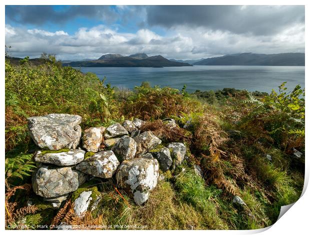 Scottish Highlands as seen from Leitir Fura on Skye Print by Photimageon UK