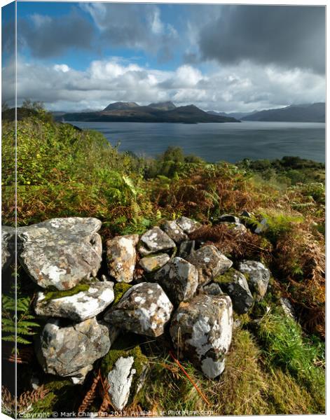 Scottish Highlands as seen from Leitir Fura on Skye Canvas Print by Photimageon UK