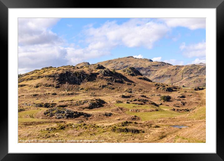 Above Ambleside Framed Mounted Print by Darrell Evans