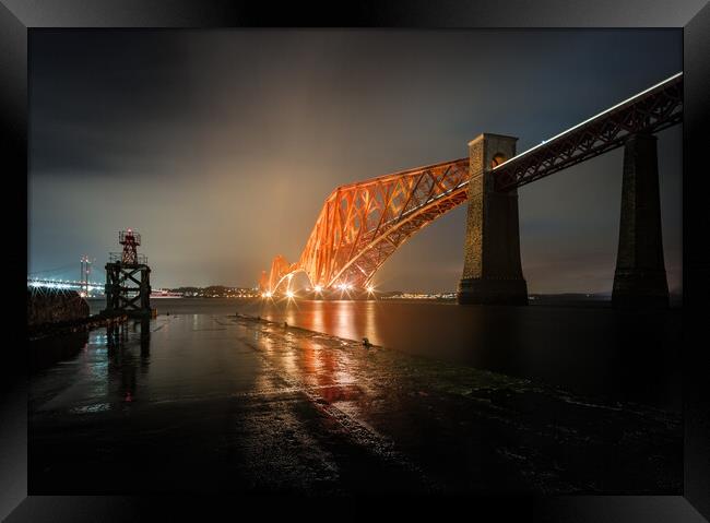 Forth Bridge from South Queensferry, Scotland Framed Print by Fraser Duff