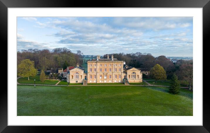 Cusworth Hall Framed Mounted Print by Apollo Aerial Photography