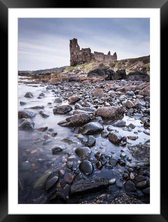 Dunure Castle, Ayrshire, Scotland Framed Mounted Print by Fraser Duff