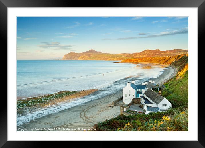 Morfa Nefyn beach, Llŷn Peninsula, North Wales Framed Mounted Print by Justin Foulkes