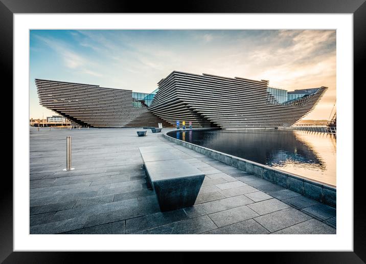 V&A Dundee at Dawn Framed Mounted Print by Fraser Duff
