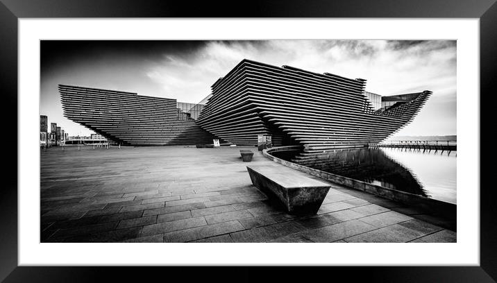 V&A Dundee Panorama Framed Mounted Print by Fraser Duff
