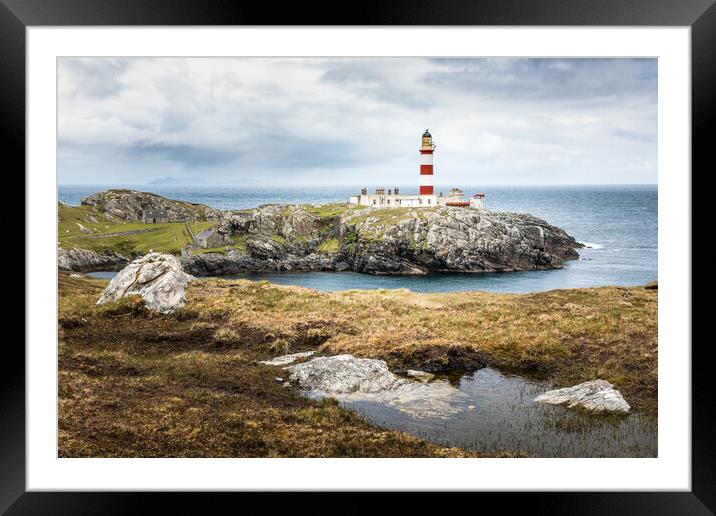 Eilean Glas Lighthouse, Scalpay, Outer Hebrides Framed Mounted Print by Fraser Duff