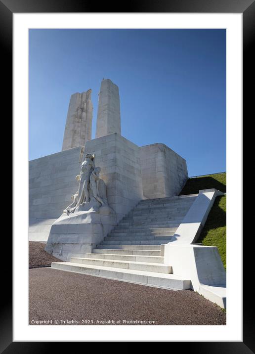 Canadian National Vimy Memorial, France Framed Mounted Print by Imladris 