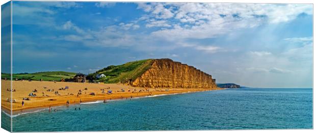 West Bay Panorama  Canvas Print by Darren Galpin