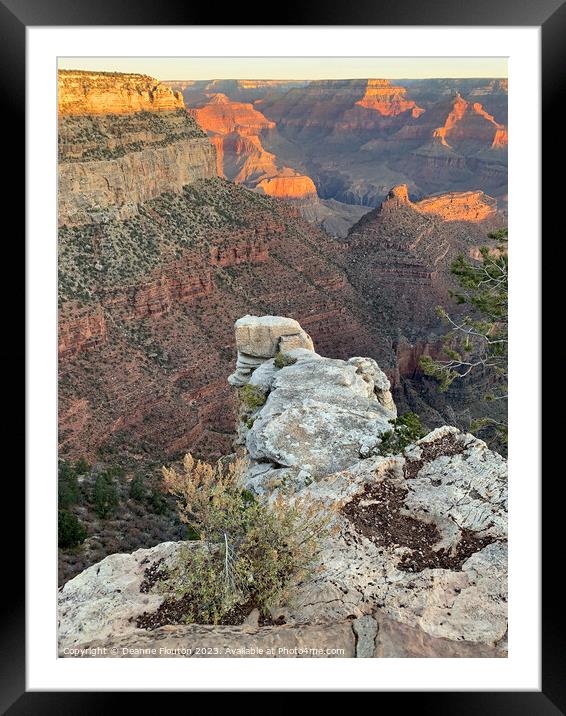 Magnificent Sunrise at Grand Canyon Framed Mounted Print by Deanne Flouton