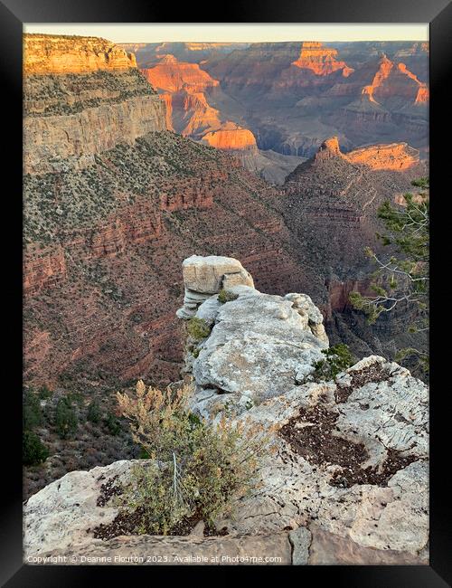 Magnificent Sunrise at Grand Canyon Framed Print by Deanne Flouton