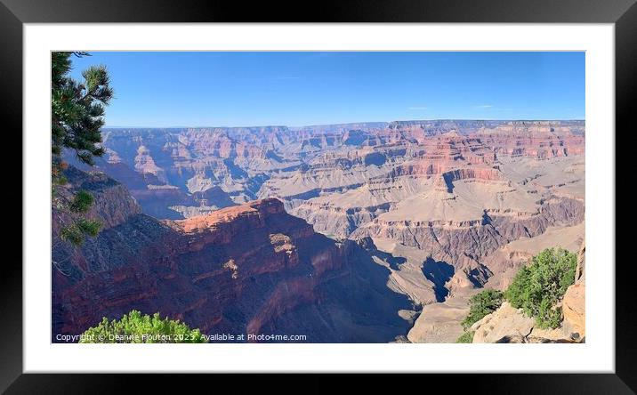 Mesmerizing Sunrise Over Grand Canyon Framed Mounted Print by Deanne Flouton