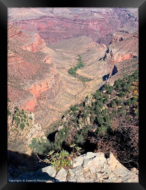 Awesome Sunrise in the Grand Canyon Framed Print by Deanne Flouton