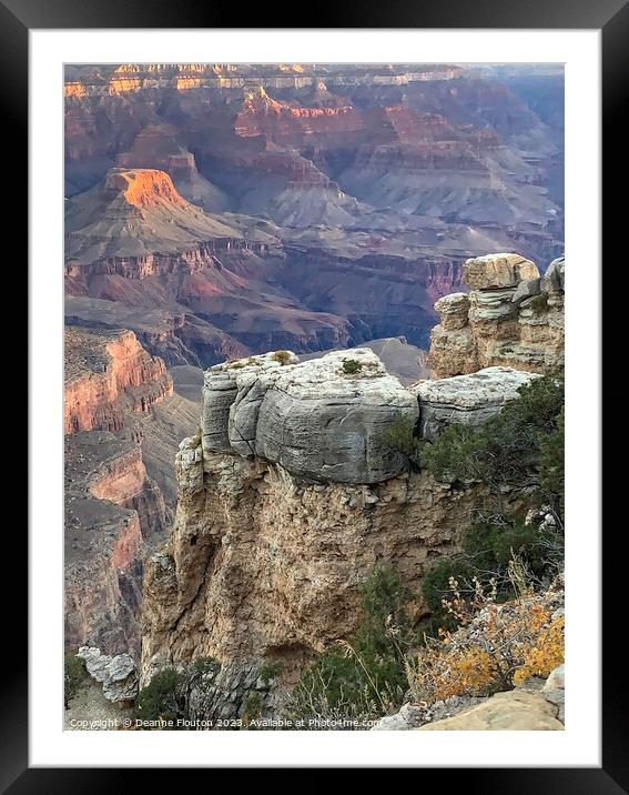 Stellar Sunrise at Grand Canyon Framed Mounted Print by Deanne Flouton