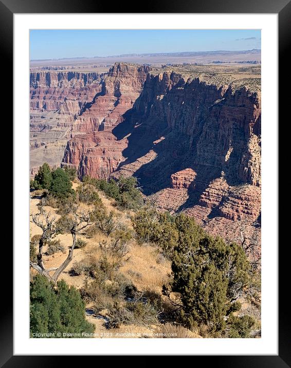 Magical Sunrise at the Grand Canyon Framed Mounted Print by Deanne Flouton