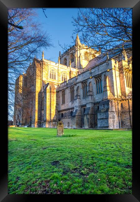 Ripon Cathedral Framed Print by Steve Smith