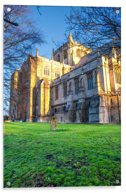 Ripon Cathedral Acrylic by Steve Smith