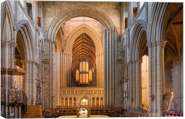 Ripon Cathedral Canvas Print by Steve Smith