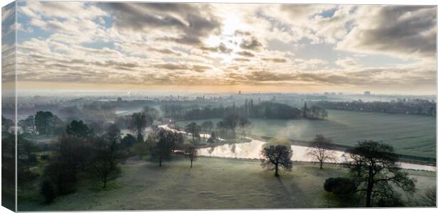 A Doncaster View Canvas Print by Apollo Aerial Photography