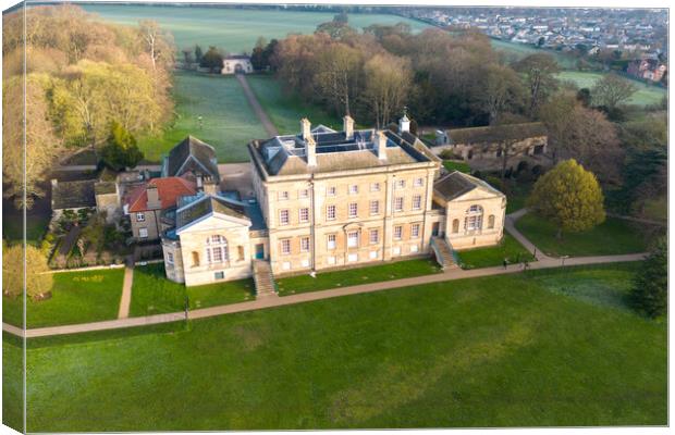 Cusworth Hall Doncaster Canvas Print by Apollo Aerial Photography