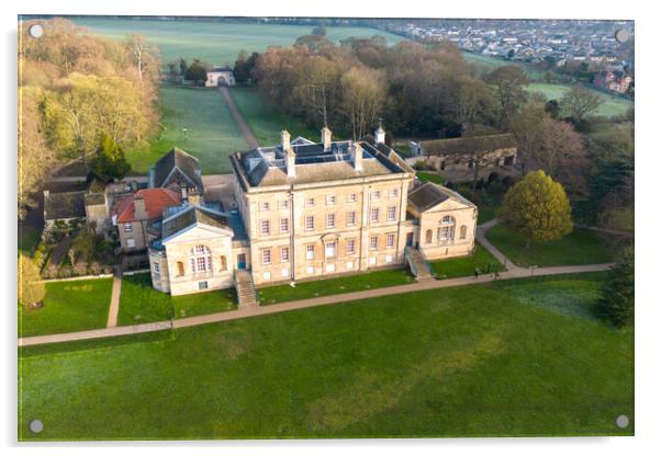 Cusworth Hall Doncaster Acrylic by Apollo Aerial Photography