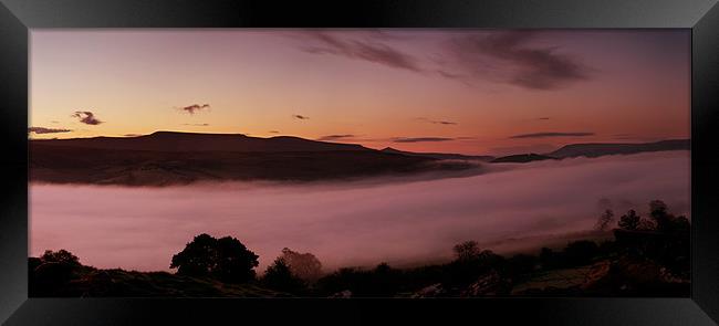 Black Mountains Dawn Framed Print by Creative Photography Wales