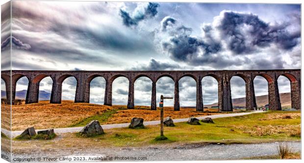 Iconic Ribblehead Viaduct Canvas Print by Trevor Camp
