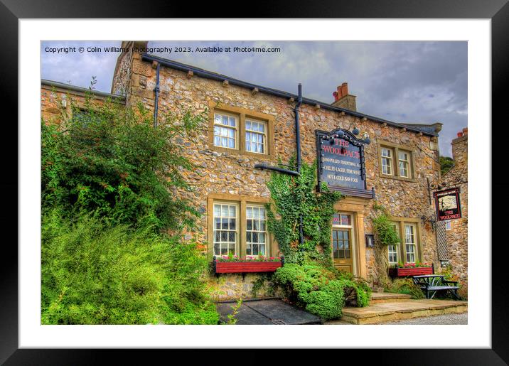 The Woolpack  Emmerdale Film Set Framed Mounted Print by Colin Williams Photography