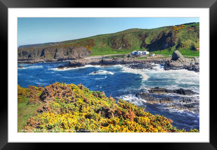 MacDuff Aberdeenshire Tarlair Outdoor Swimming Poo Framed Mounted Print by OBT imaging
